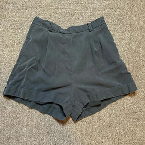 Frank and Oak Tencel High Rise Shorts in Blue / Grey Size Women's 10